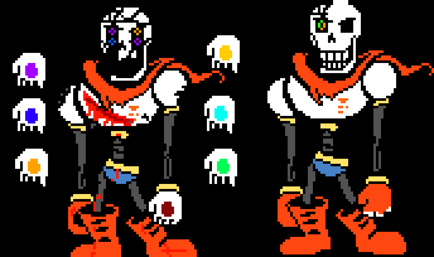 [af7ae0] Undertale: gaster Papyrus Sprite.