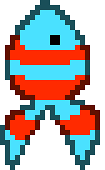 [a6be25] Blue red fish