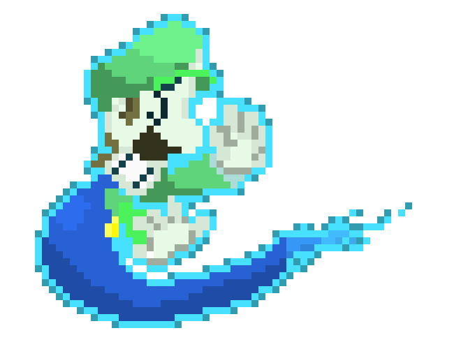 [9664c4] Spirit Luigi - Dream Team Style