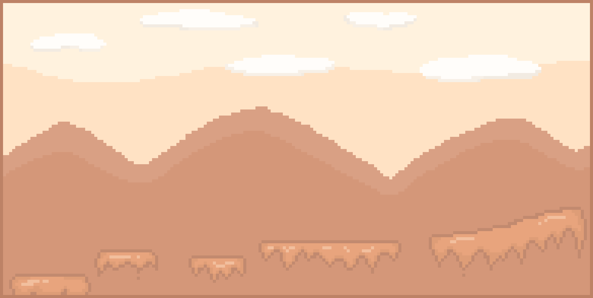 [7c802d] Caramel mountains ( stages)
