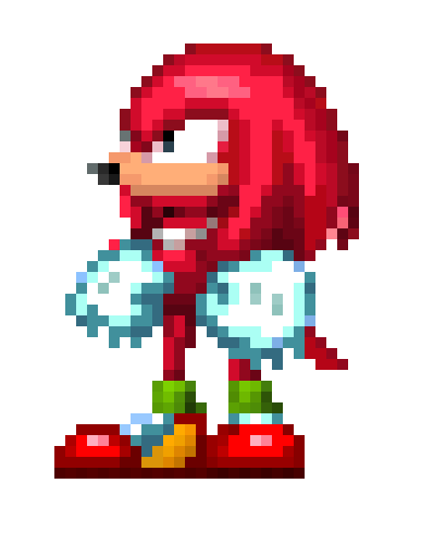 Sonic Mania Knuckles Pallete