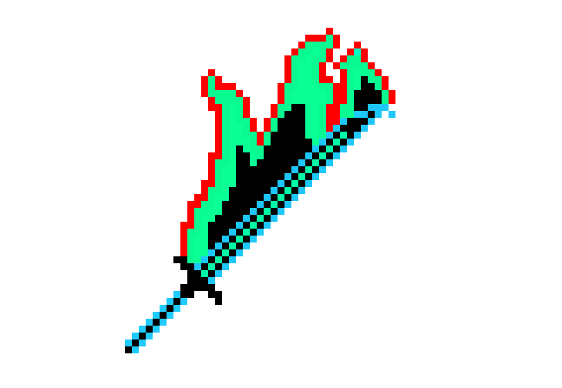 [9664c4] Flaming katanna