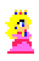 Modernised 8-bit Princess Peach