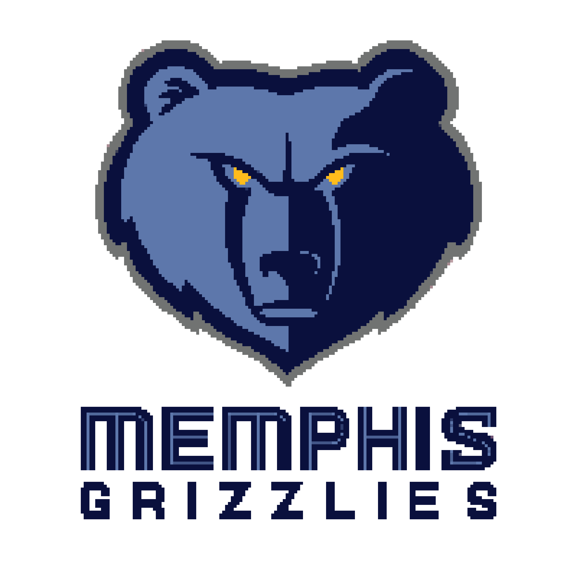 [bcafe9] grizzlies pizelated