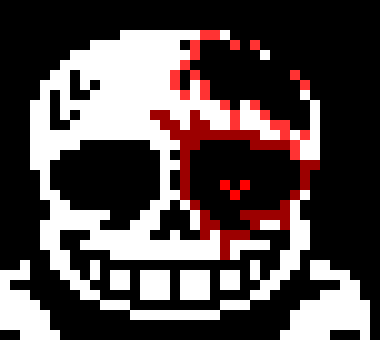 [2fbf6b] Hate is a soul trait too, AND, your phase 3 looks liek you taped dusttrust phase 3 and a red nightmare sans together and put it on your original one.  -Helix (Evolution! Sans)