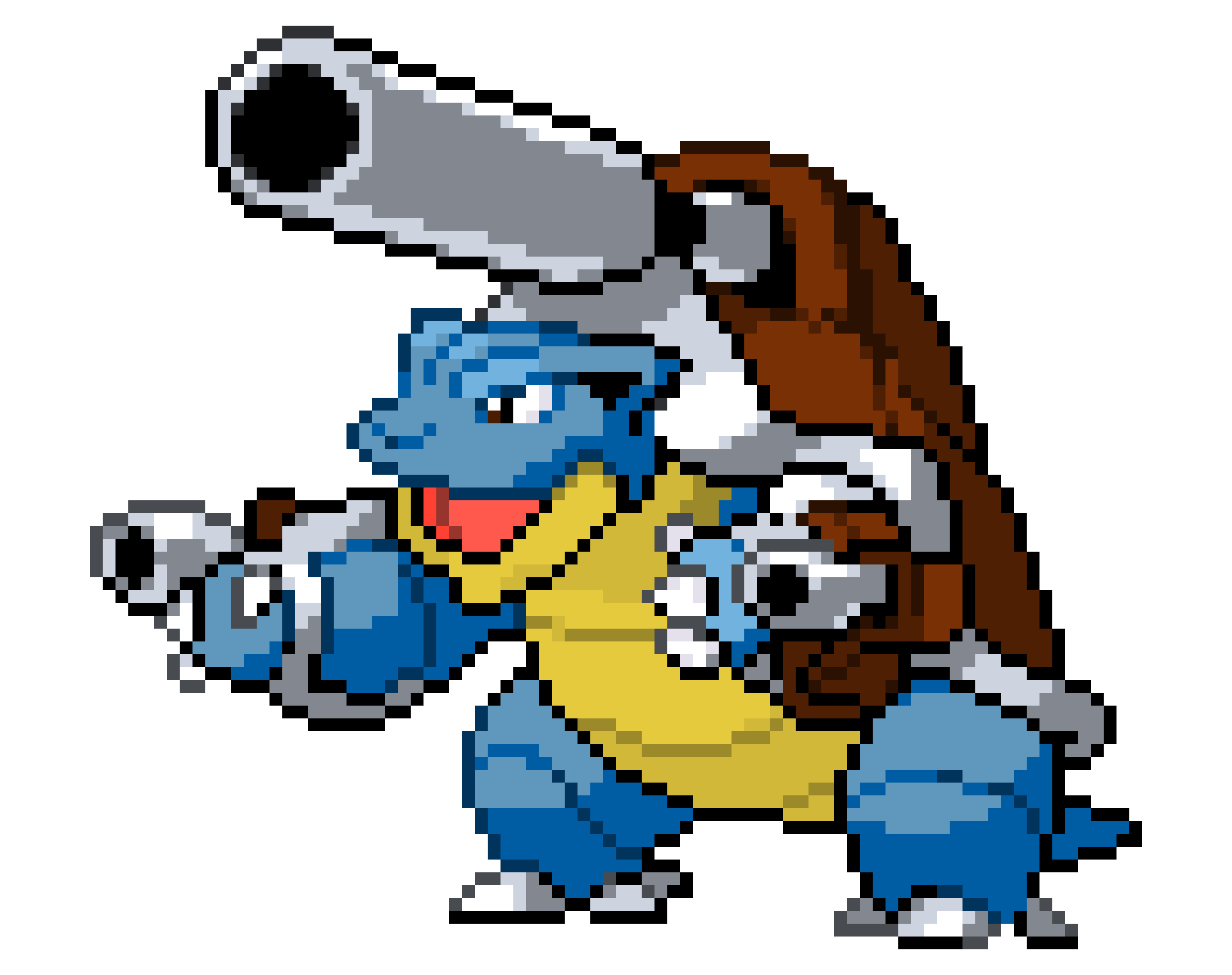 Blastoise Pixel Art