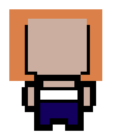 [21707d] Pixel art character 2 (Ginger/ Red Hair)