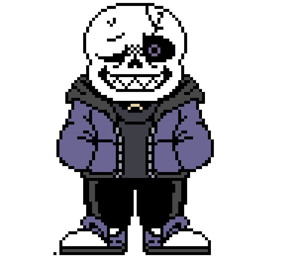 VioletFell Sans Battle Sprite.