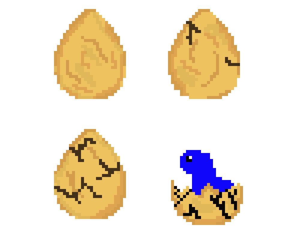 [cae67f] dinosaur egg hatching
