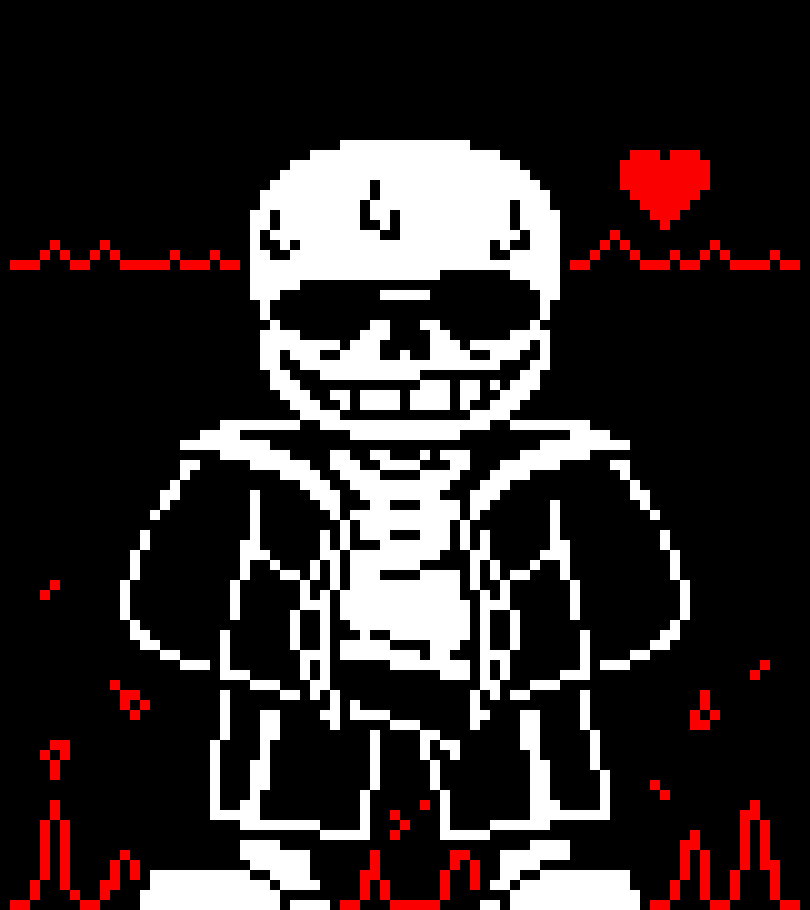 [0535a6] As sans dodged. Your heard a beep.