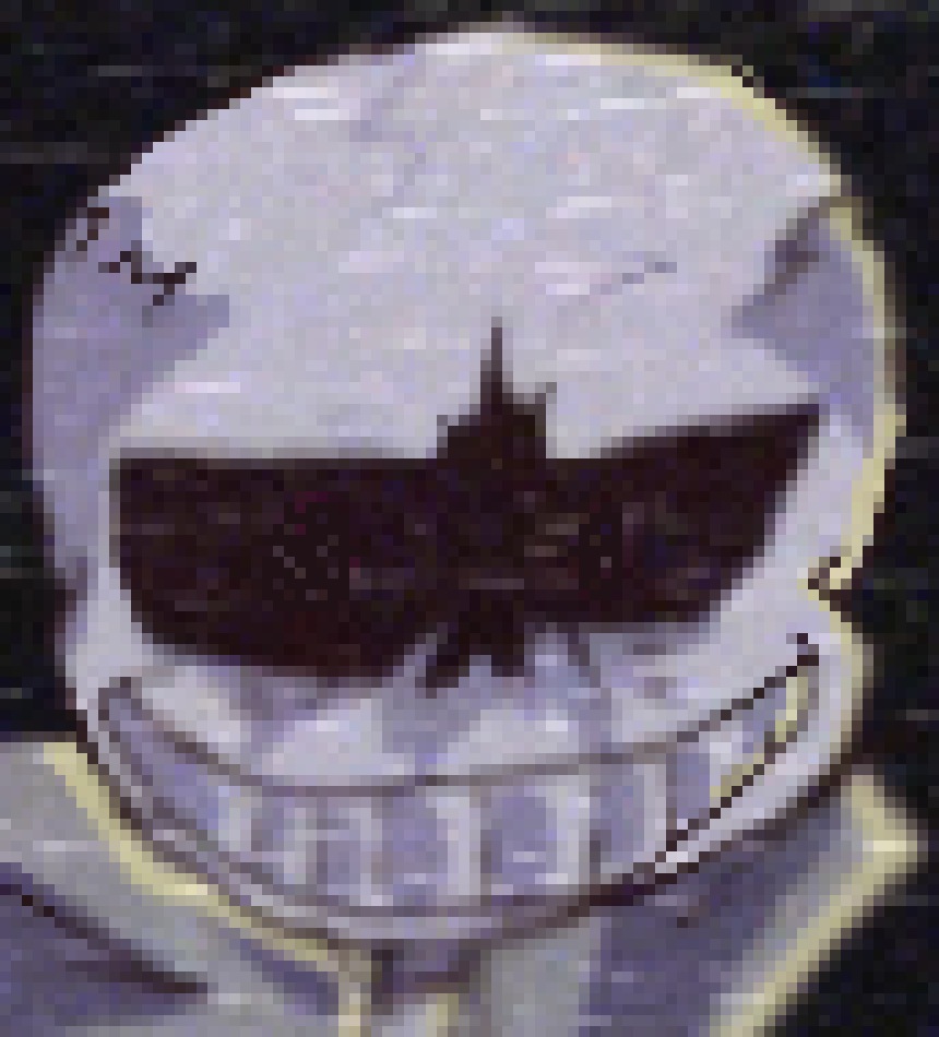 [e27272] *Appears behind him and string him to the wall*