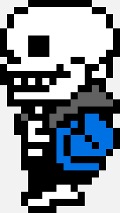 [224464] UnderTale - Sans sprite sheet(isaac) R