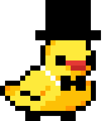 [408ebc] Duck With Top Hat
