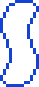 [1e873d] Digital Squiggle Blue