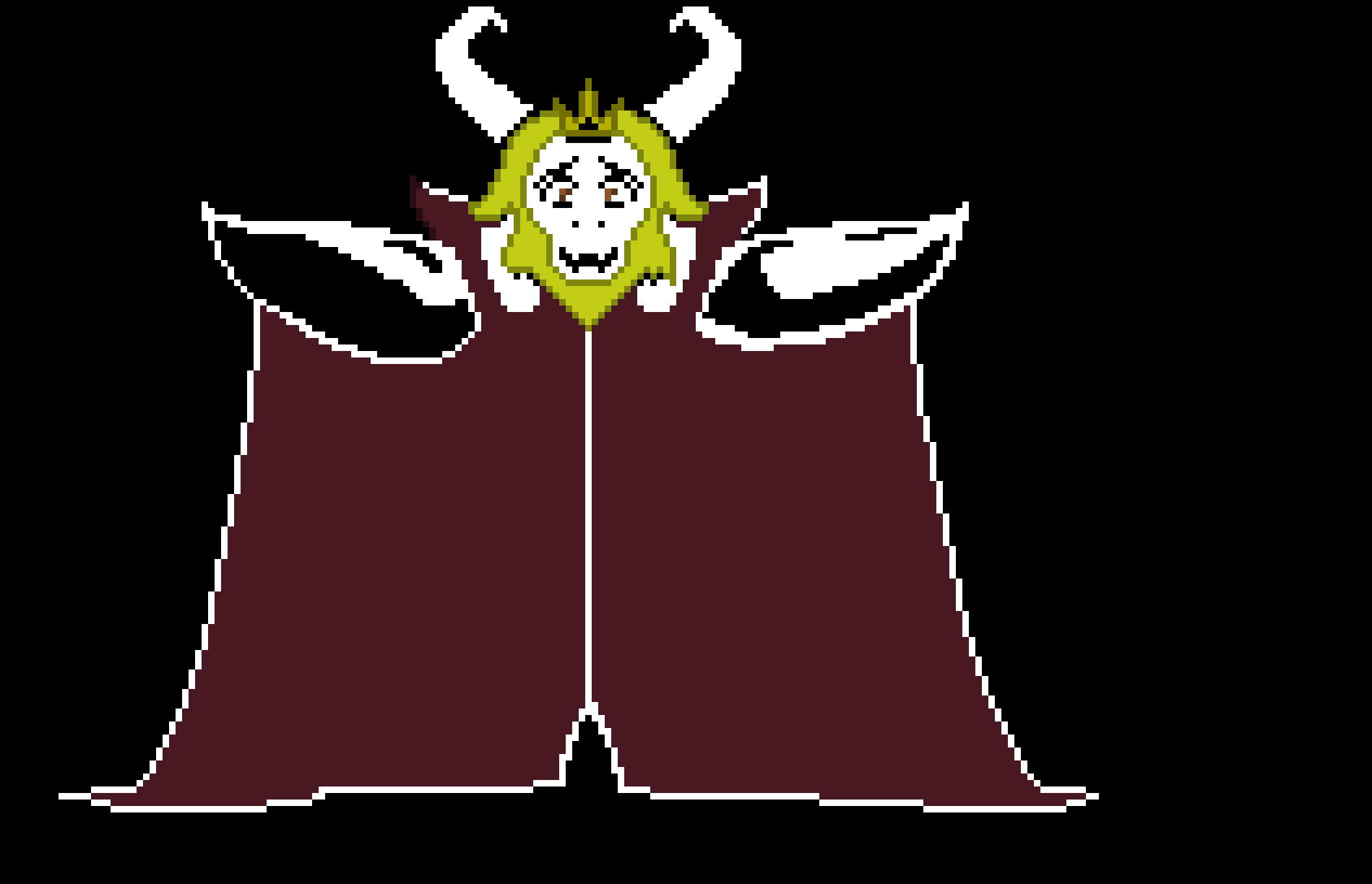 [31dfa6] UnderTale Asgore Battle sprite