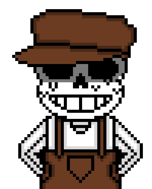 [f7e602] *that causes him to drop Sans into the water, and he goes under since he can't swim*