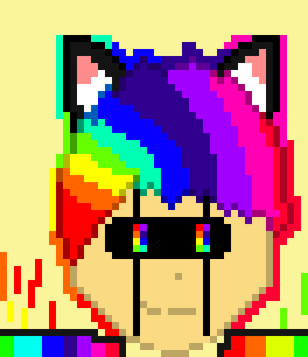 [401102] *They would be surrounded by rainbow flames that where closing in on them as a giagantic rainbow knife would be coming down from the sky*-RAINBOW THE DESTORYER OF WORLDS