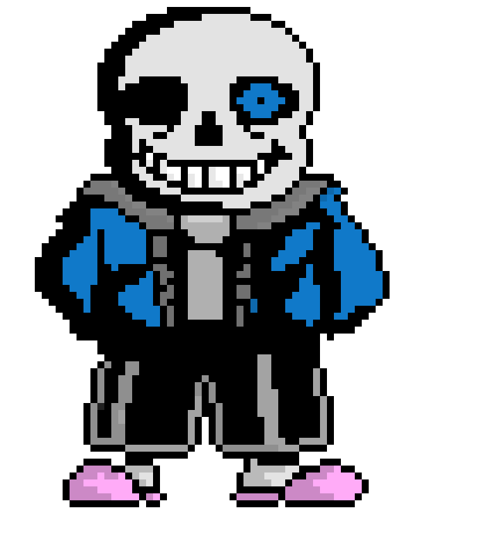 [9664c4] Sans with Dramatic lighting