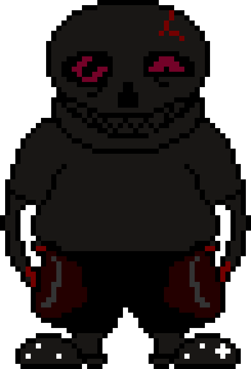 [9664c4] insane shadow Sans. (Without a jacket)