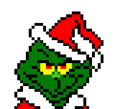 [5fbb09] The Grinch Pixel