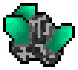 [e9469d] green & gray mineral pixel