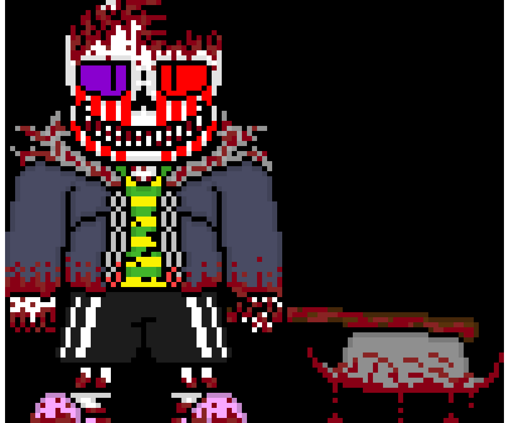 [e8cb42] why is there a me with JoJo clothing and a hatchet? -_-