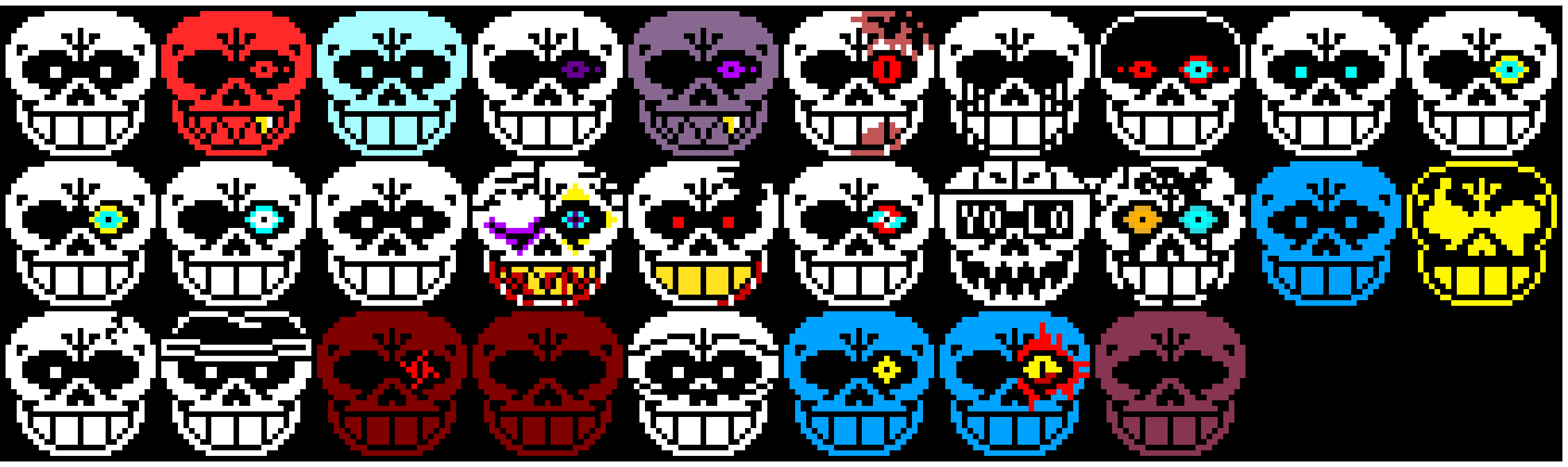 [117d1a] 28 Sans AU's
