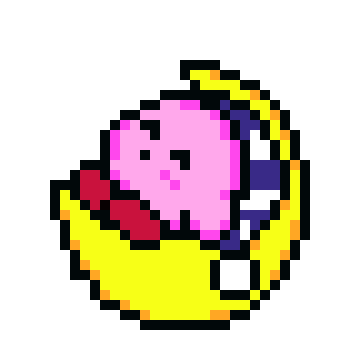 Kirby On a moon