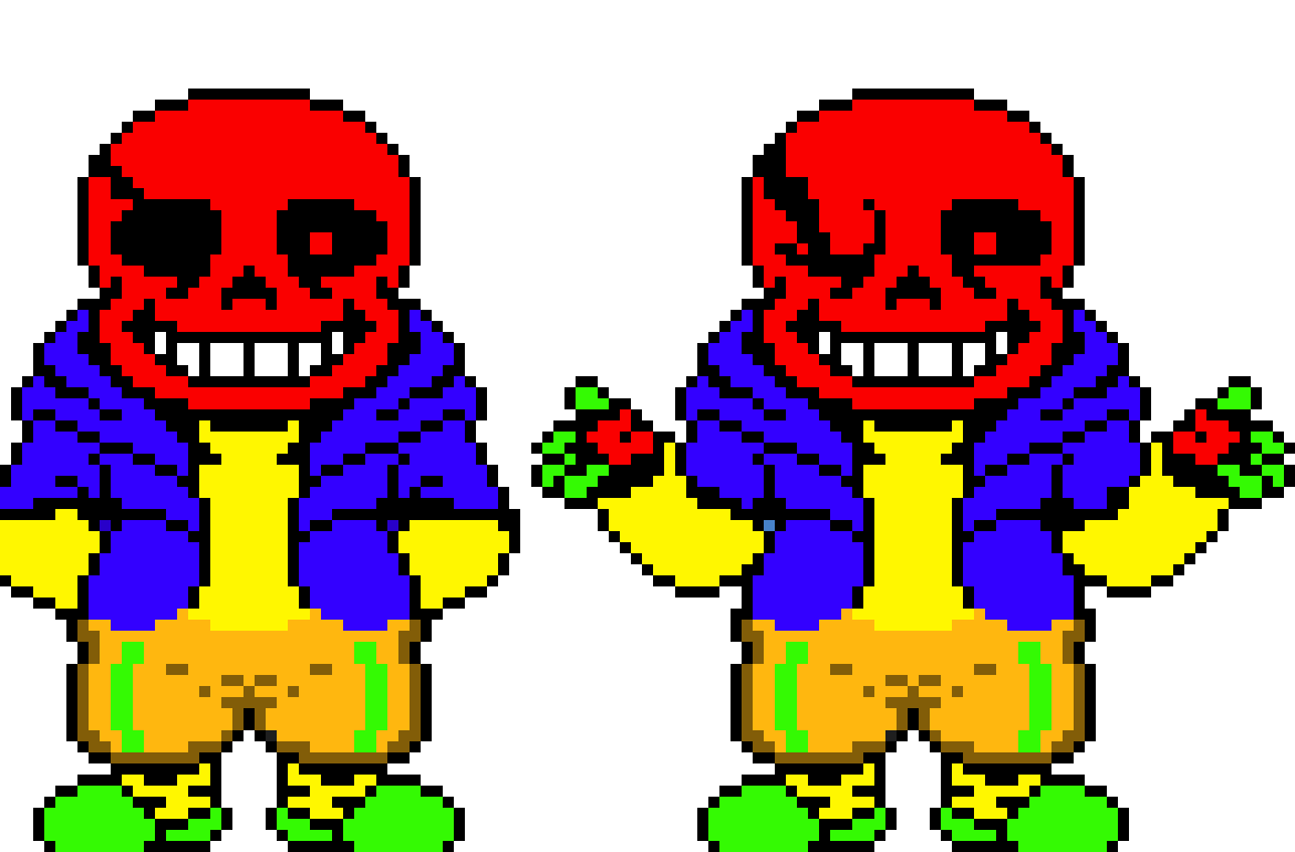 [649b94] Brokentale Sans The Skeleton Battle Sprite.