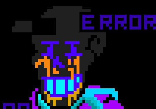 [2fbf6b] i know just the thing. -snaps and there is a fortress made out of errorswap strings- nobody but error's can get in.