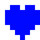 [9664c4] Blue heart
