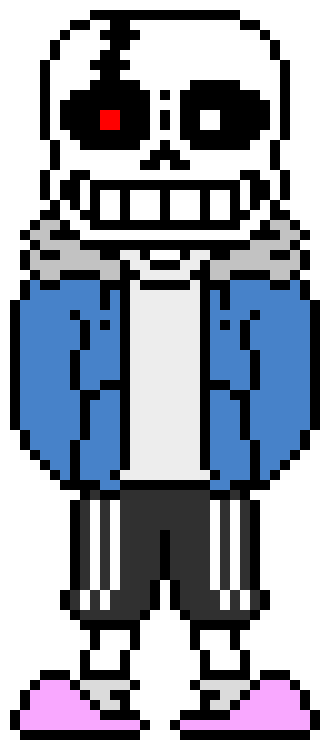 [d6b045] Classic? Sans: *He uses a red bone to get Terror's attention* OI TERROR 
