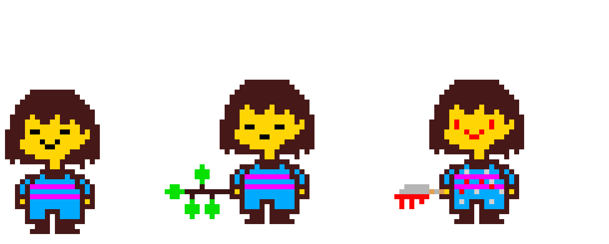 [bf0a19] Frisk pacifist neutral and genocide