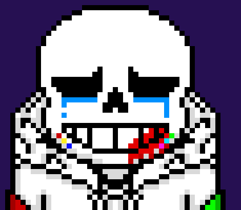 [b63bdb] *falls over limp. Blood runs from his back and his ribs*