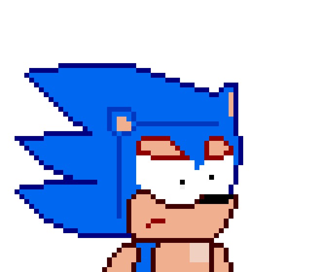 [b9de0d] *he gets hit* OW! - Sonic
