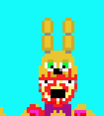 [e96ca7] *the torso broke,and a little of the snout,enough to see his freaky face and organs..*