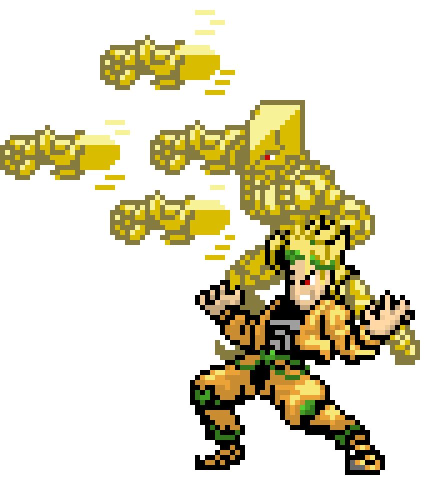[4076f0] IT'S TOO LATE! YOU CAN'T ESCAPE!!!!!!! MUDA MUDA MUDA MUDA MUDA MUDA MUDA MUDA MUDA MUDA!!!!-punching the road roller down to crush bakugou into a pancake- -DIO (cleetus)
