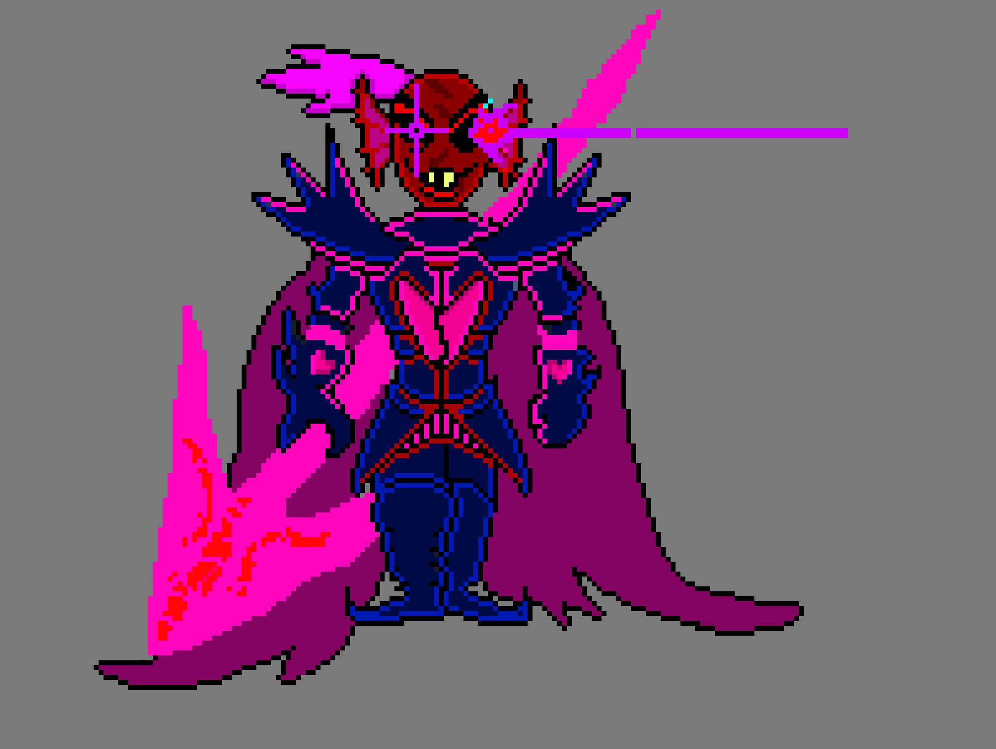 [70ff08] Undertale Undyne The Undying (colored)