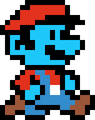 [854455] Smurf Mario