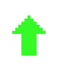 [0d9213] Up arrow