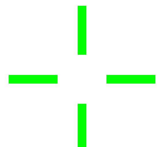 [0fea07] Krunker.io crosshair