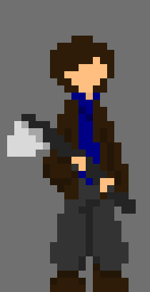 [c7b058] *pull out an axe* im not going to hurt him i NEED to find the faker! ... now *attacks the bones to try and destroy them and get out* 