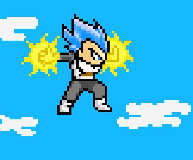 ssjblue vegeta finale flash