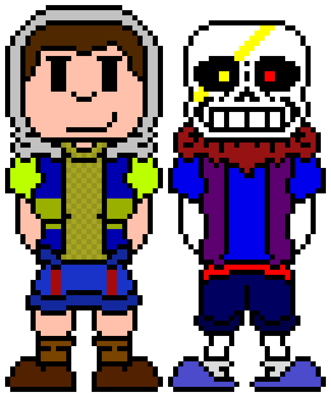 TaleVerse Chara and Caftar (This is ship is canon)