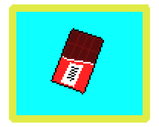 [228bf8] pictureframe of chocolate on blue (fixed)