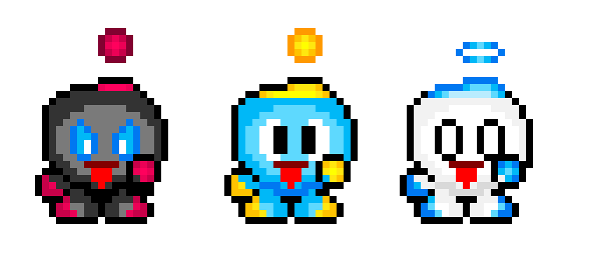 Sonic & Tails: Friendship Heart Havoc - Normal, Dark & Hero Chaos