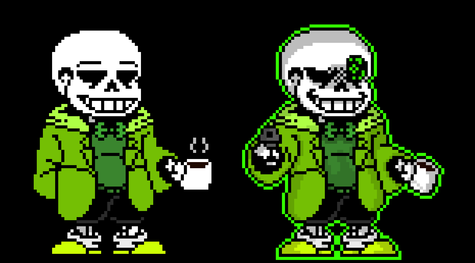 Me as Sans (sudden changes version V2)