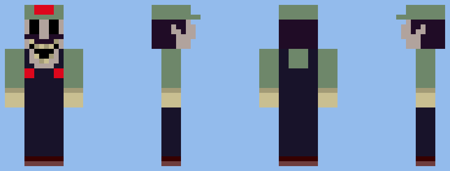 [ce1f24] Minecraft Mr. L TOO LATE.EXE Skin