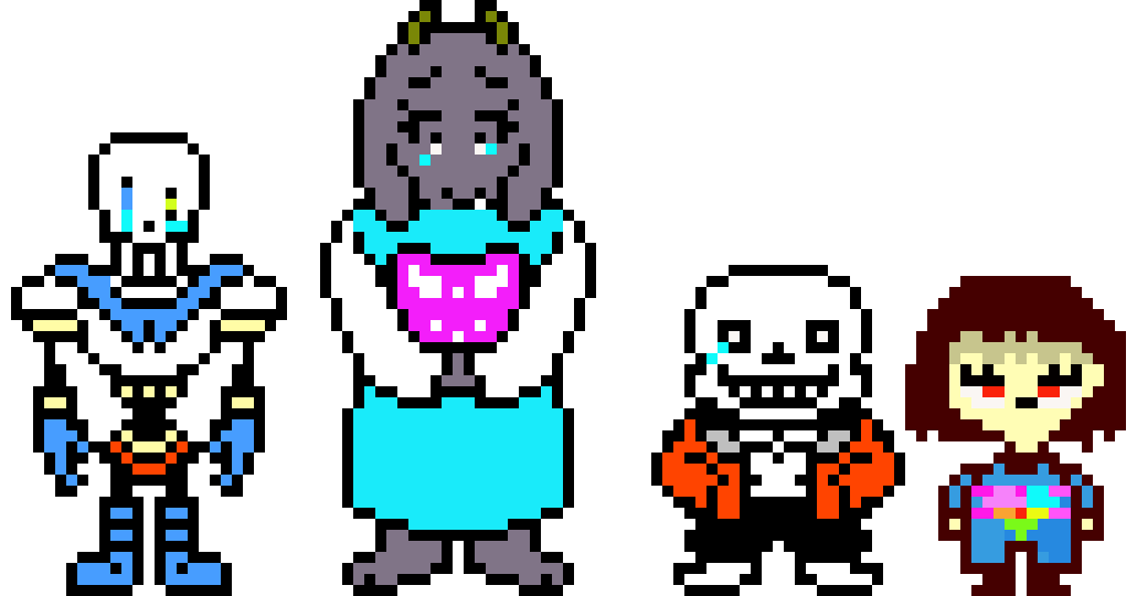 [f77355] Undertale Characters