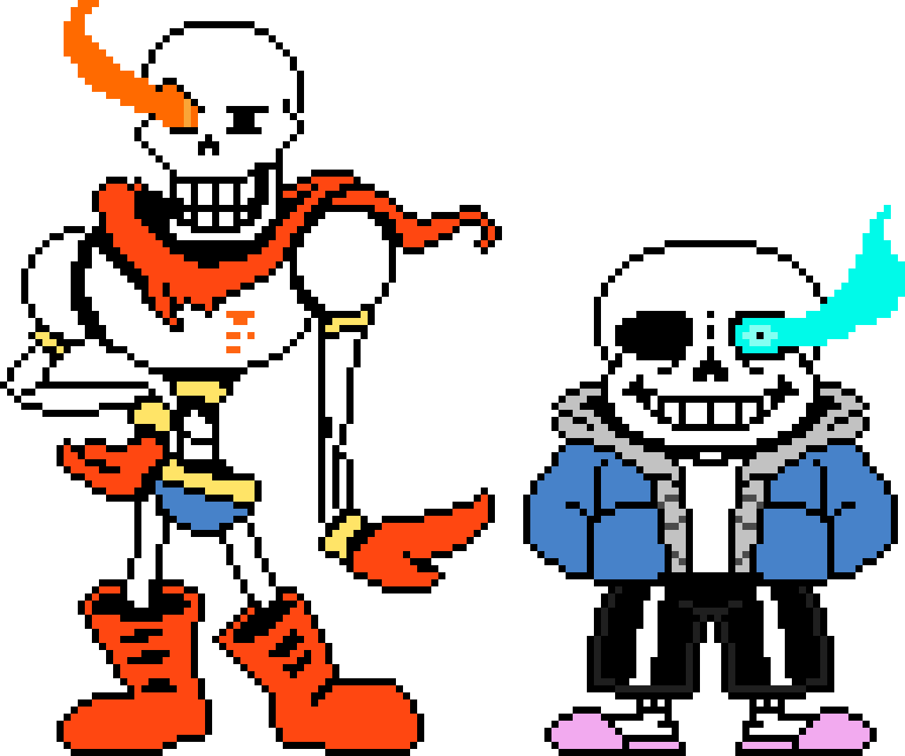  Sans and Papyrus Bad Time [King Squid Edit]